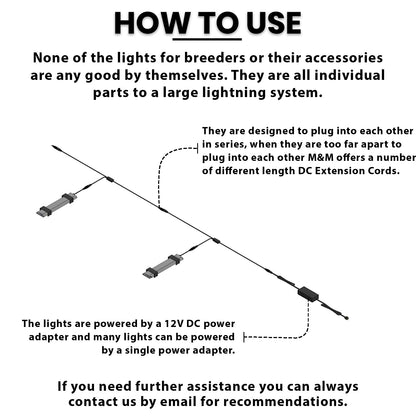 Full Spectrum linkable LED Light Bar Without Power Source